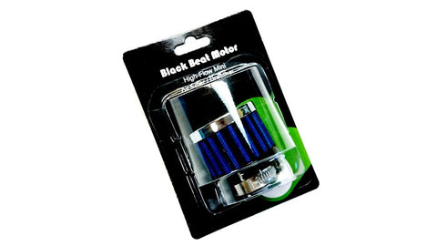 BBM Oil-Free Mini Breather Air Filter - 12mm (0.5") / 18mm (0.7") / 20mm (0.78") / 25mm (1") Inlet
