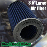 BBM Extended Oil-Free Cone Air Filter - 3.5" / 4" Inlet