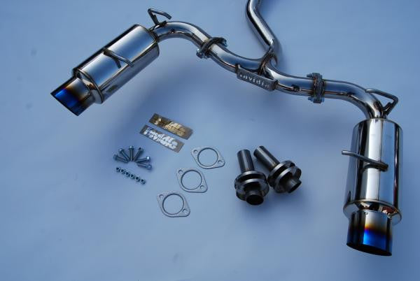 INVIDIA N1 Ti-TIP Dual Exhaust - 2013+ Scion FR-S / Subaru BRZ