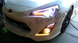 SpecD Headlight (Chrome/Black Housing) - Scion FR-S / Subaru BRZ / Toyota GT86
