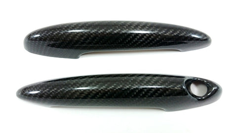 BBM Door Handle Covers (Carbon Fiber - Dry) - Mini Cooper R50 R51 R52 R53 R55 R56 R57