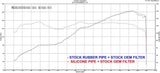 BBM Titanium Intake Tube "Without" Noise Generator Openings - 2013+ Scion FR-S / Subaru BRZ / Toyota GT86