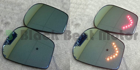BBM Polarized Convex Mirrors w/ LED Turn Signal - 2005-2010 Scion tC (First Gen)