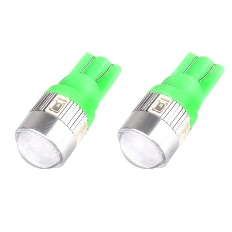 T10 Canbus 3W 6-SMD 5730 LED Bulbs (White/Amber/Red/Green/Blue/Pink) –  Black Beat Motor